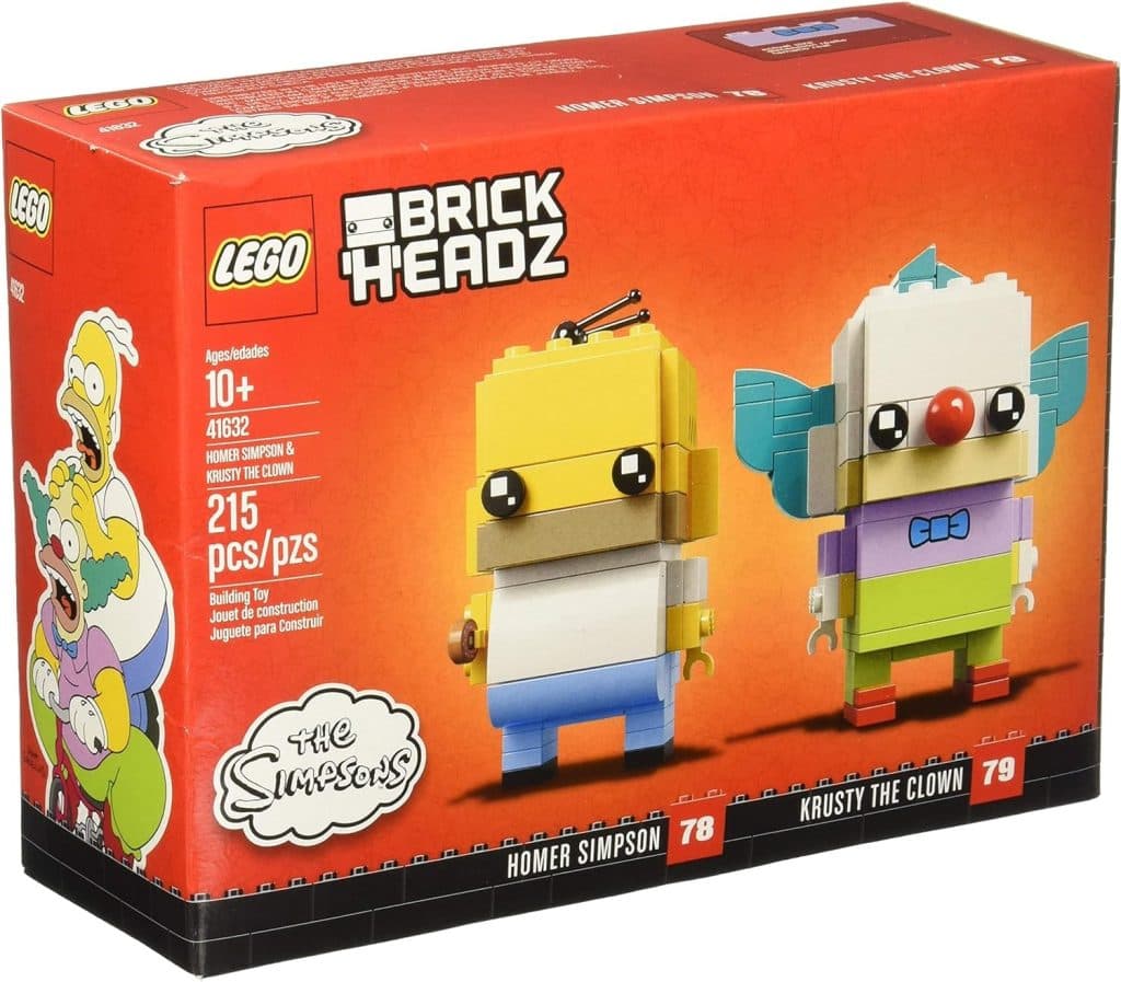 LEGO The Simpsons BrickHeadz Homer Simpson & Krusty The Clown