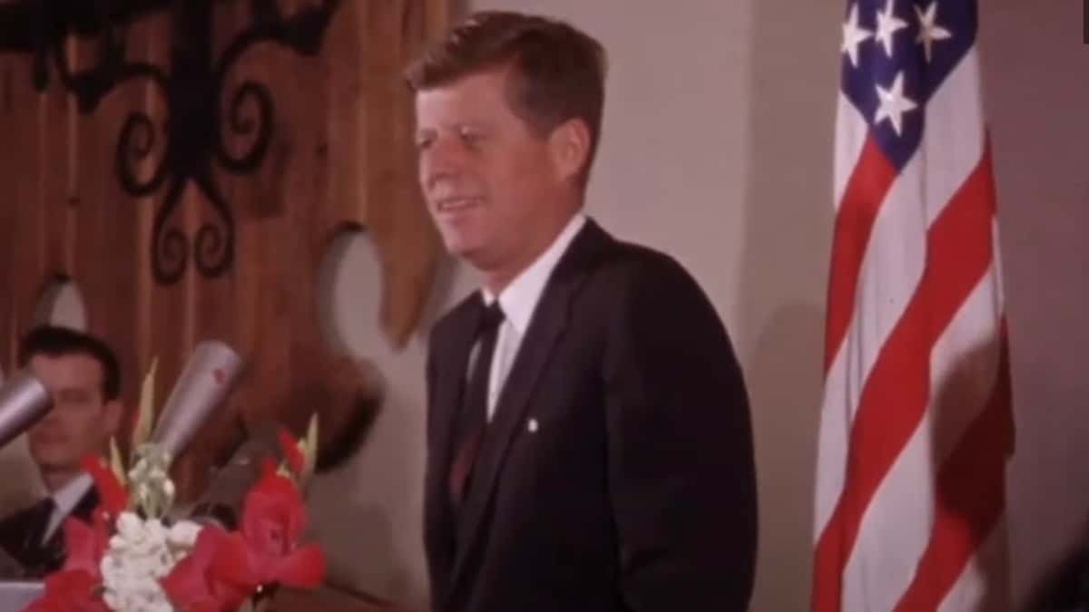 Still of former President John F Kennedy