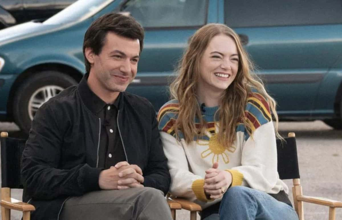 Nathan Fielder and Emma Stone in The Curse