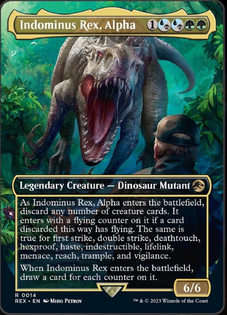 MTG Jurassic World Indomitus Rex