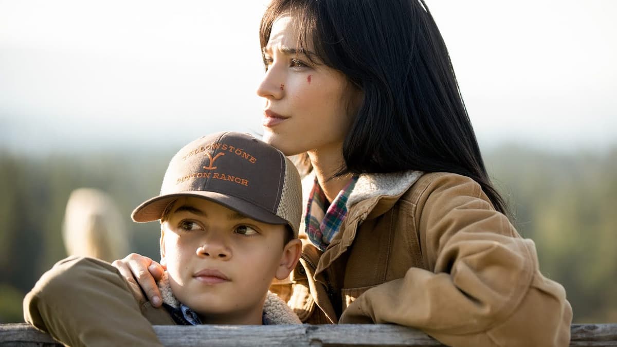 Monica and Tate in Yellowstone