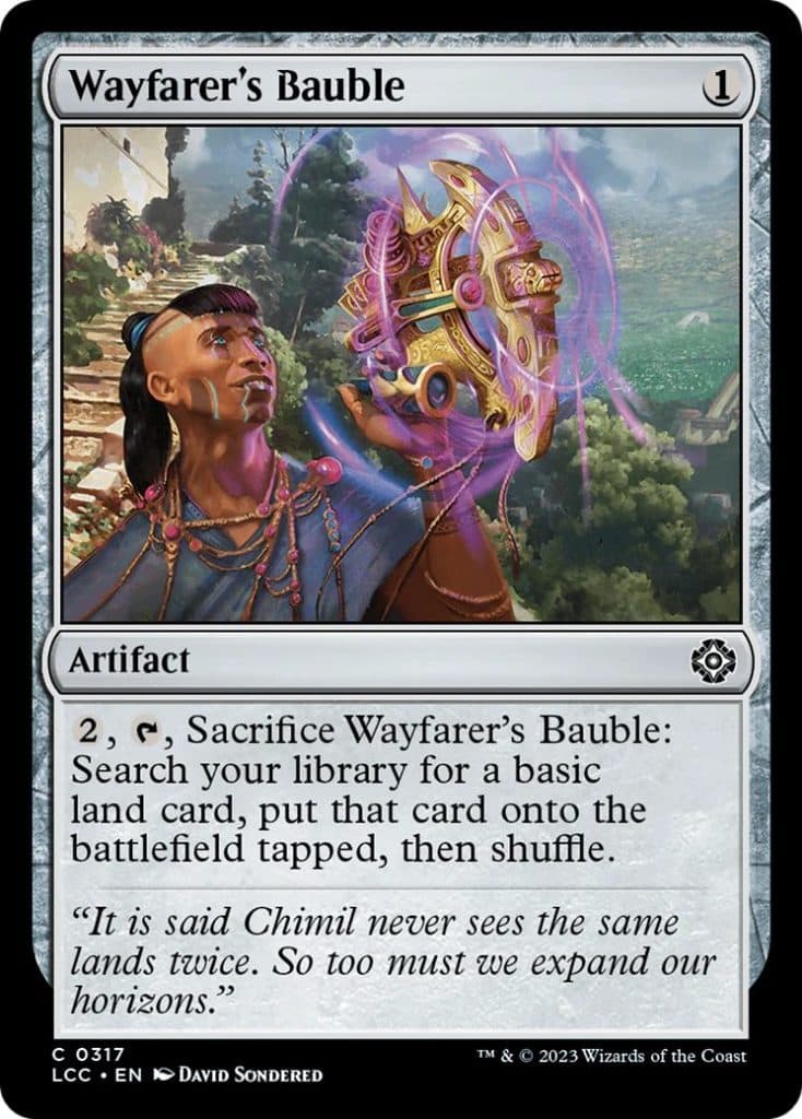 MTG Wayfarer's Bauble Ixalan stolen art card