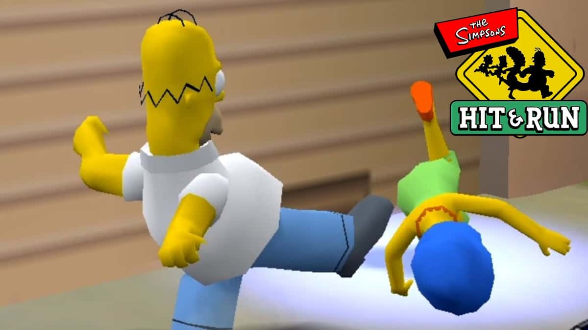 The Simpsons Hit & Run sequel header