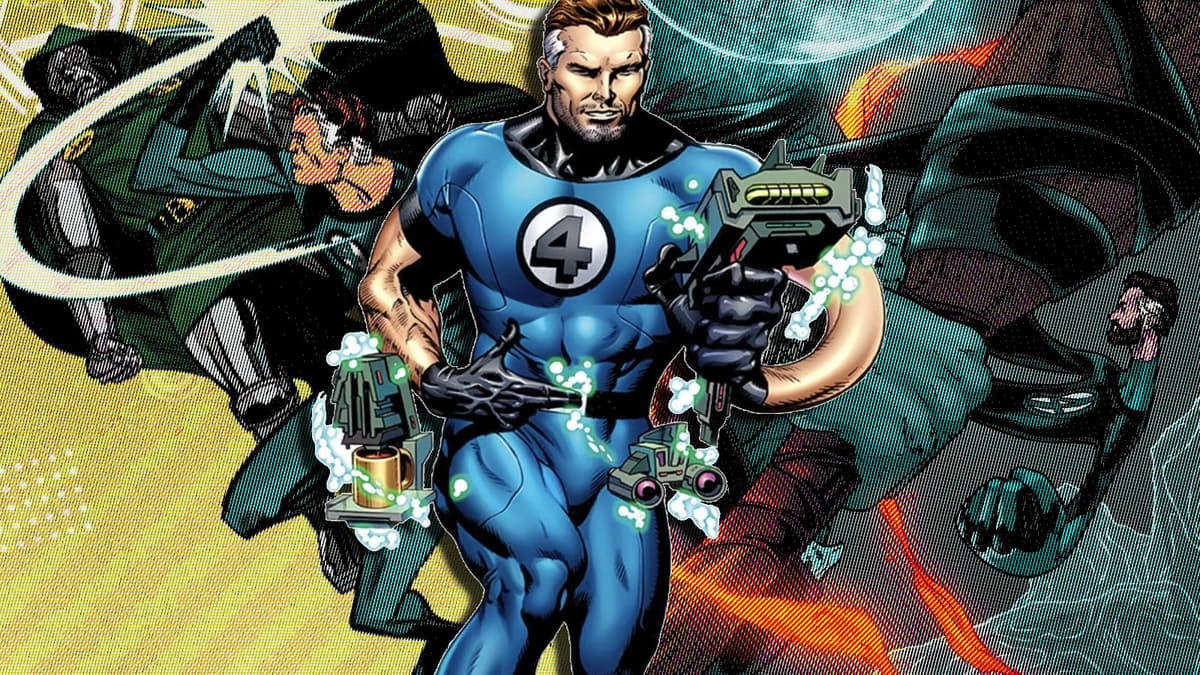 Mr Fantastic as depicted in Marvel Comics