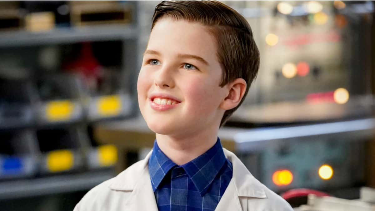 Iain Armitage as Young Sheldon.