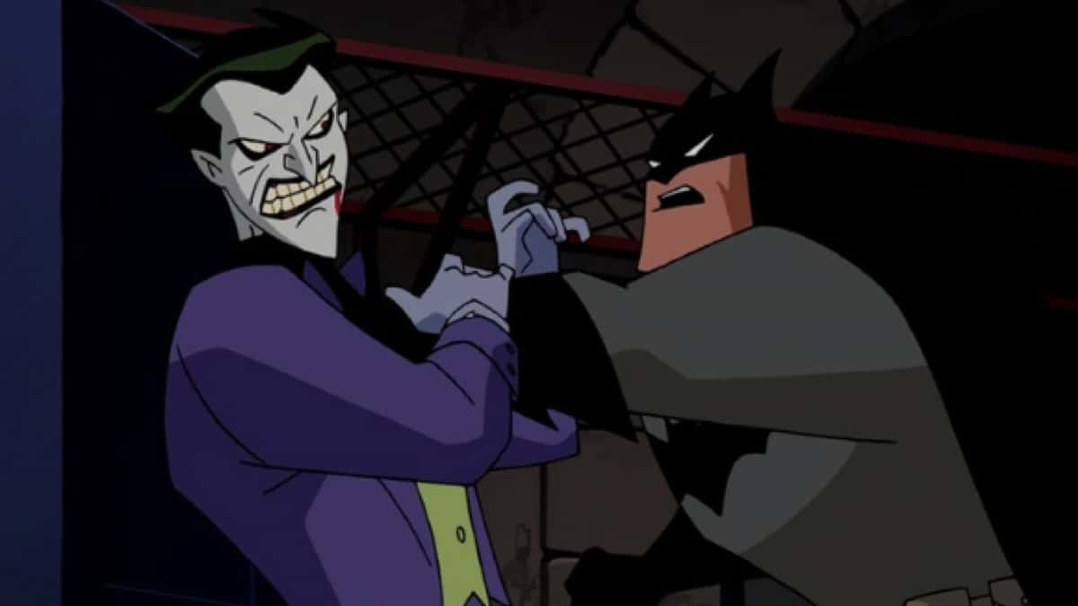 Joker and Batman in Batman Beyond: Return of the Joker