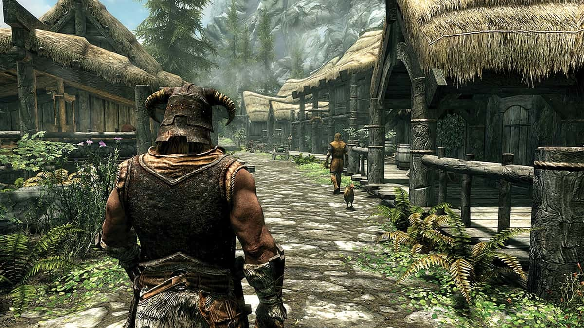 An adventurer sets out on their journey into Skyrim