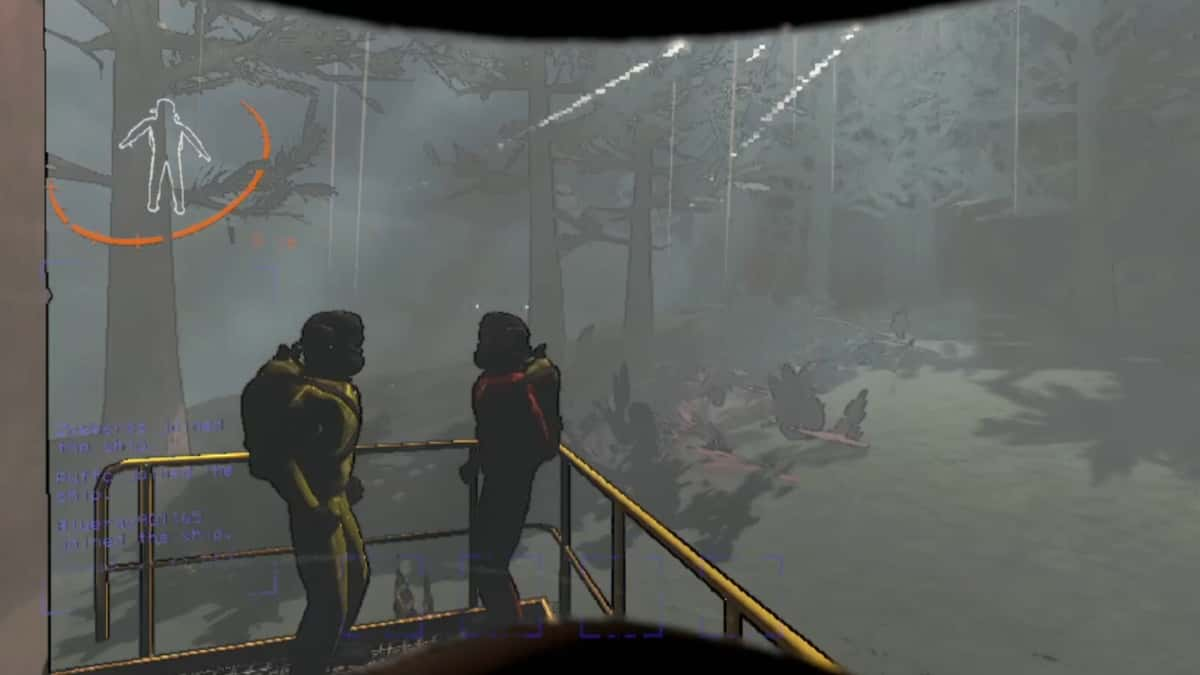 A screenshot from the game Lethal Company