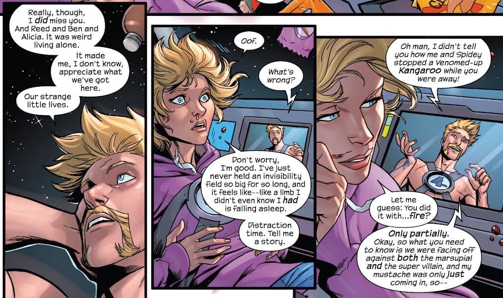 Sue Storm's powers reach their mental limit