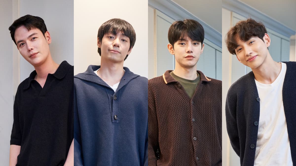 Song Ji-hyuk, Lee Tae-gyun, Kim Won-shik, and Kim Dong-kyu in Love Like a K-drama.