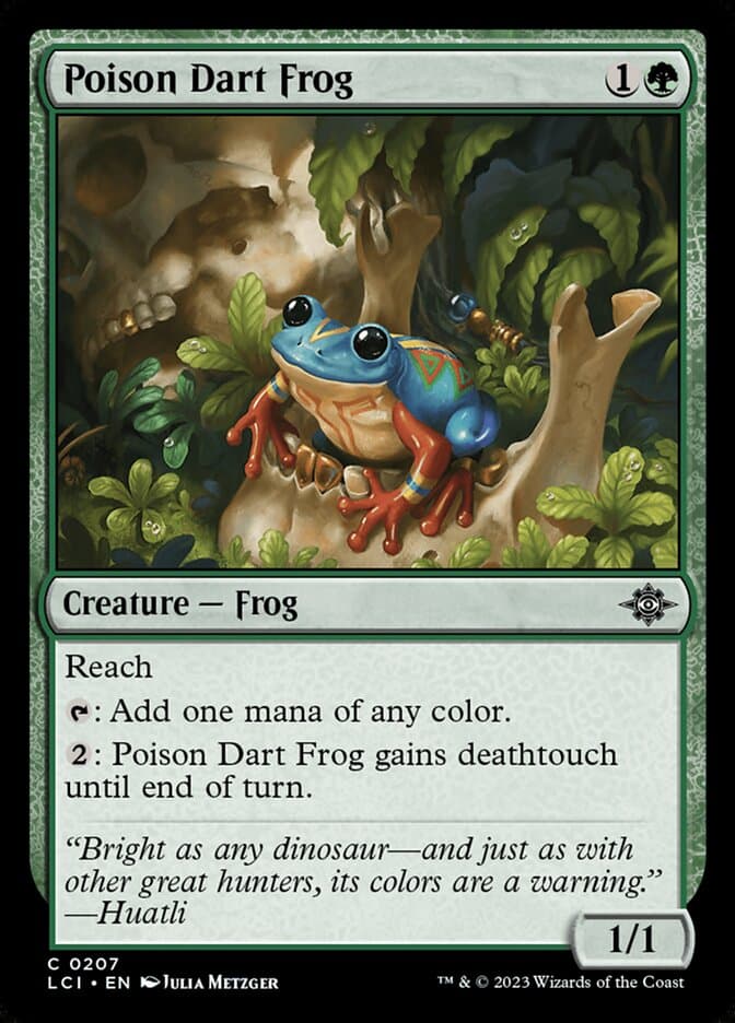 MTG Ixalan Commons 1 frog card