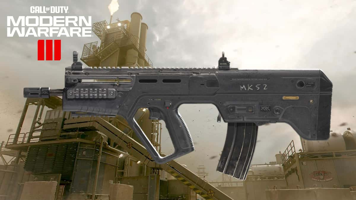 Ram-7 assault rifle on rust map in modern warfare 3