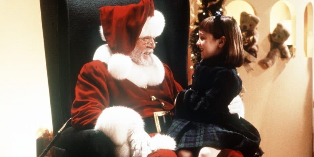 Richard Attenborough and Mara Wilson in Miracle on 34th Street