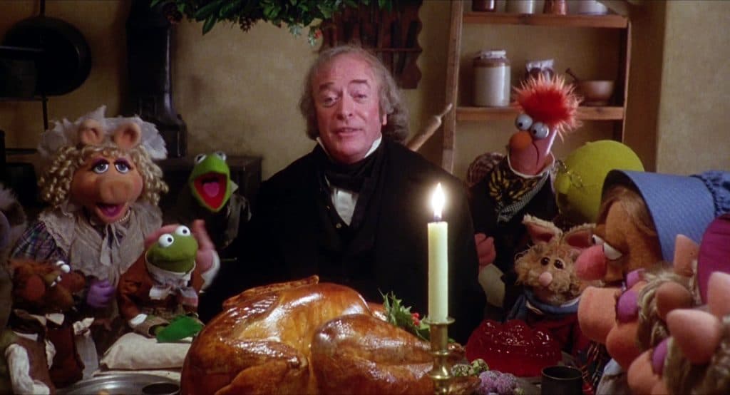 Michael Caine in The Muppet Christmas Carol