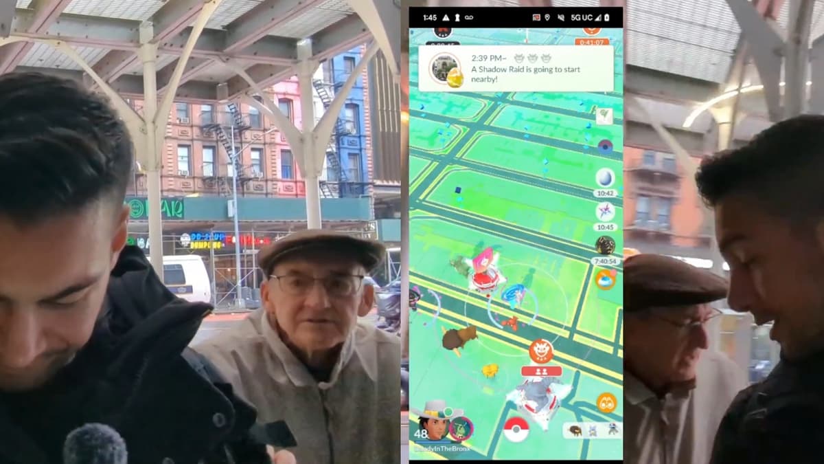 Pokemon Go Helpful Old Man