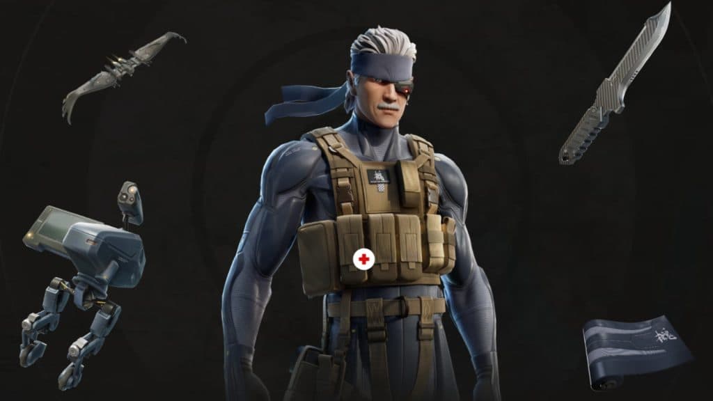 Solid Snake Fortnite Skin style 3