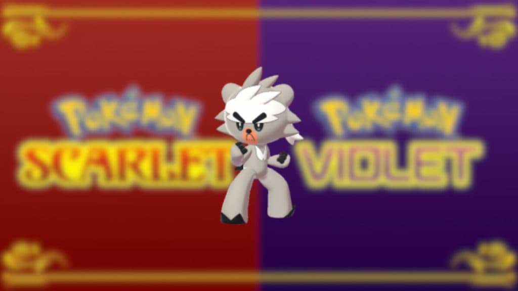 Shiny Kubfu Pokemon Scarlet & Violet