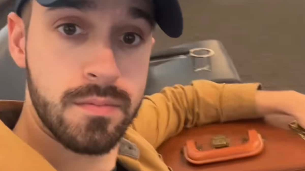 man stopped by airport security from gift from grandma