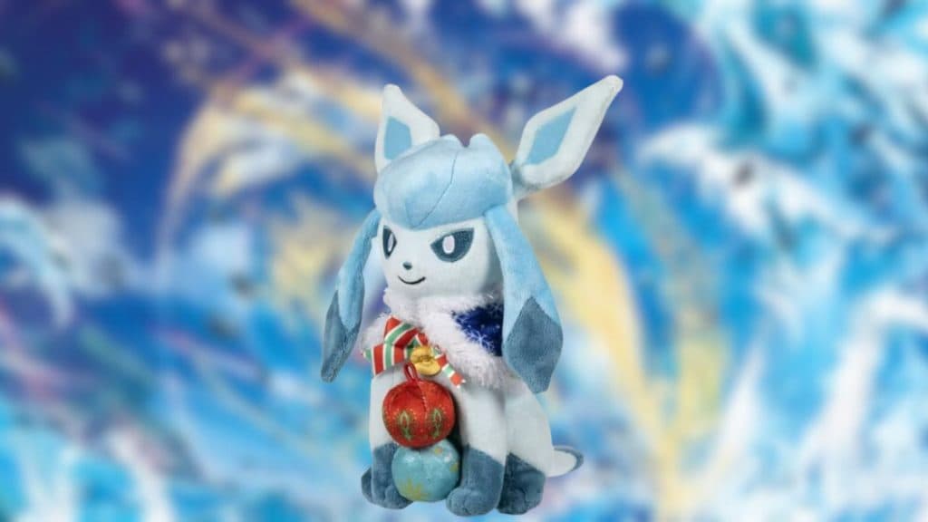 Pokemon 8 Inch Poke Plush - Undersea Holiday Glaceon