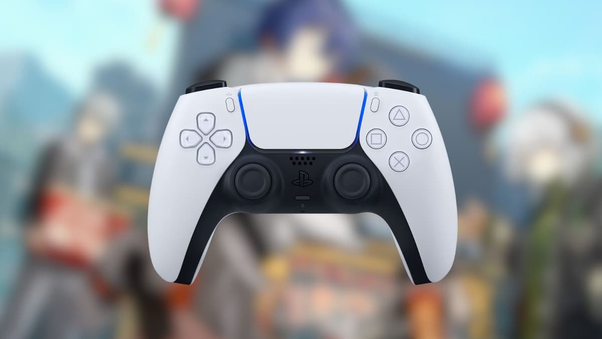 A custom image of Zenless Zone Zero artwork and a PS5 DualSense controller.