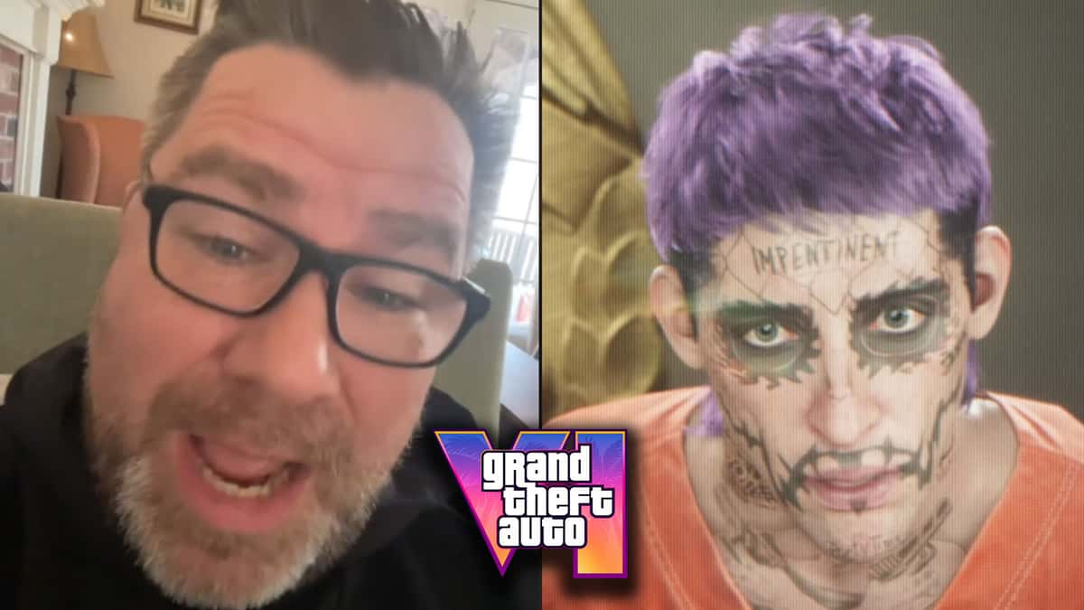 Roger Clark next to GTA 6 trailer 'Florida Joker'