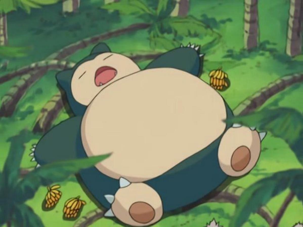 Snorlax sleeping