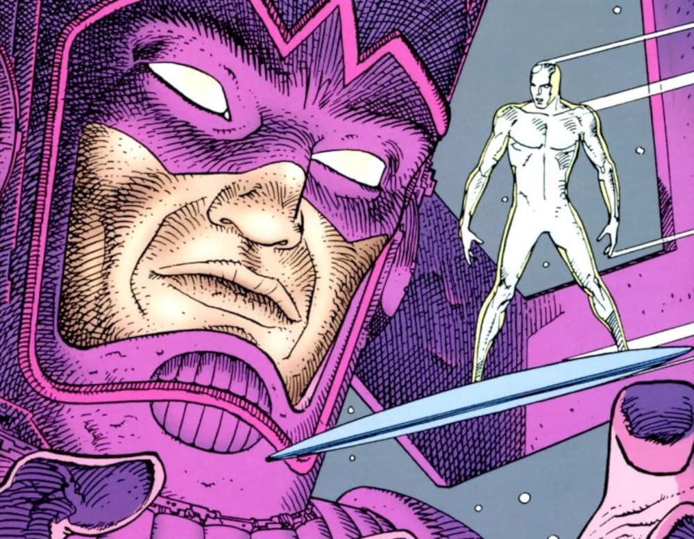 Galactus and the Silver Surfer