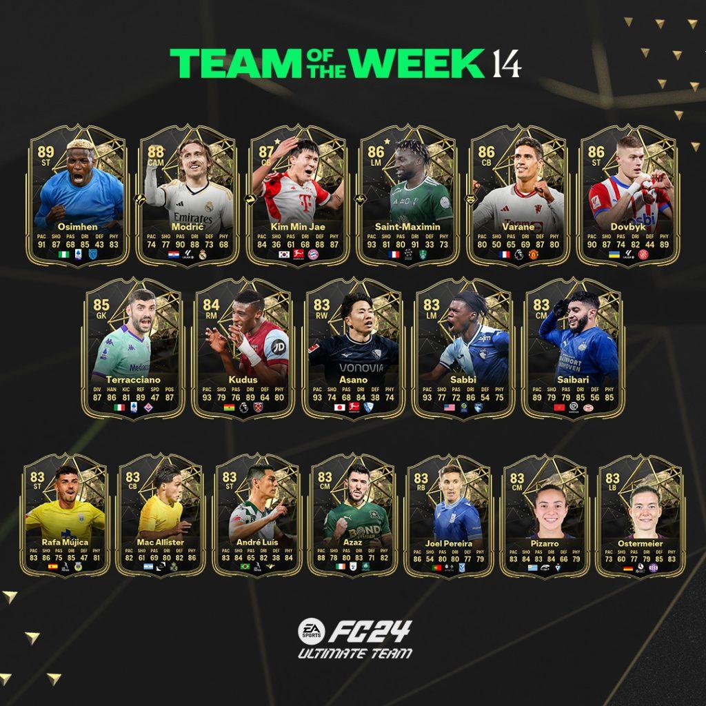 EA FC 24 TOTW 14