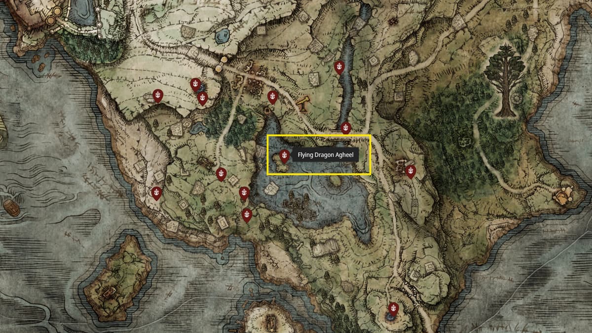 elden ring flying dragon agheel location