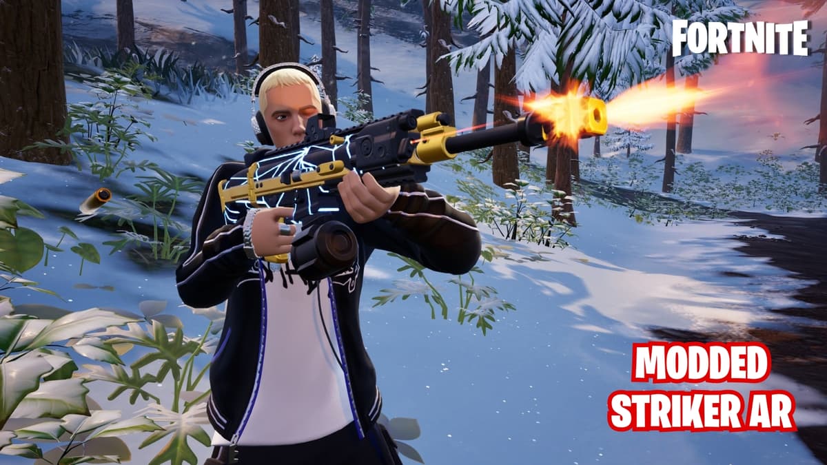 Modded Striker AR in Fortnite