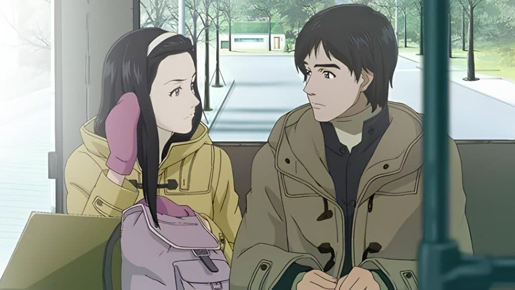 A screenshot from Winter Sonata