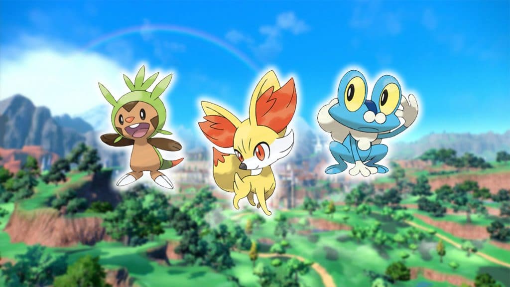 Pokemon starters gen 6