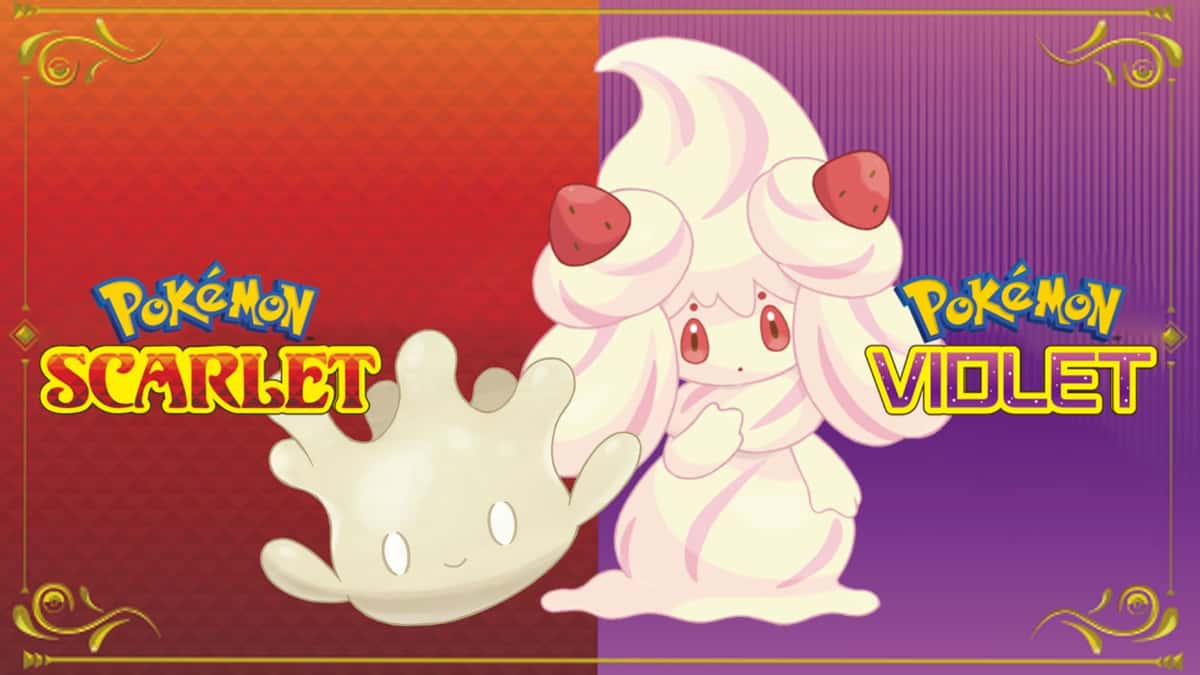 pokemon scarlet violet milcery alcremie header