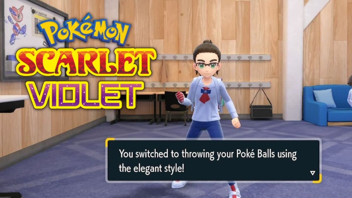 pokemon scarlet violet throwing style