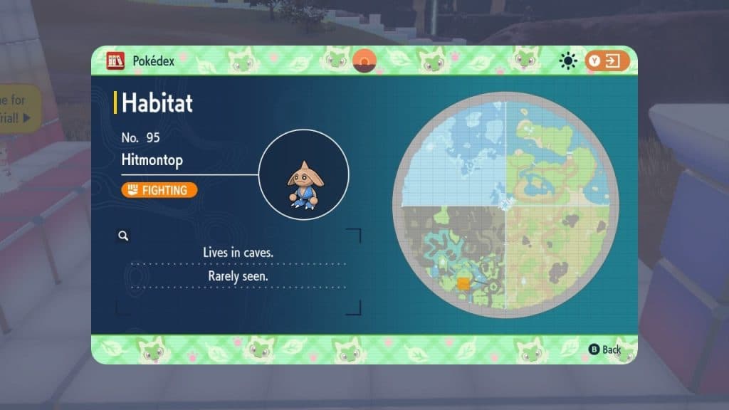 pokemon scarlet violet hitmontop location