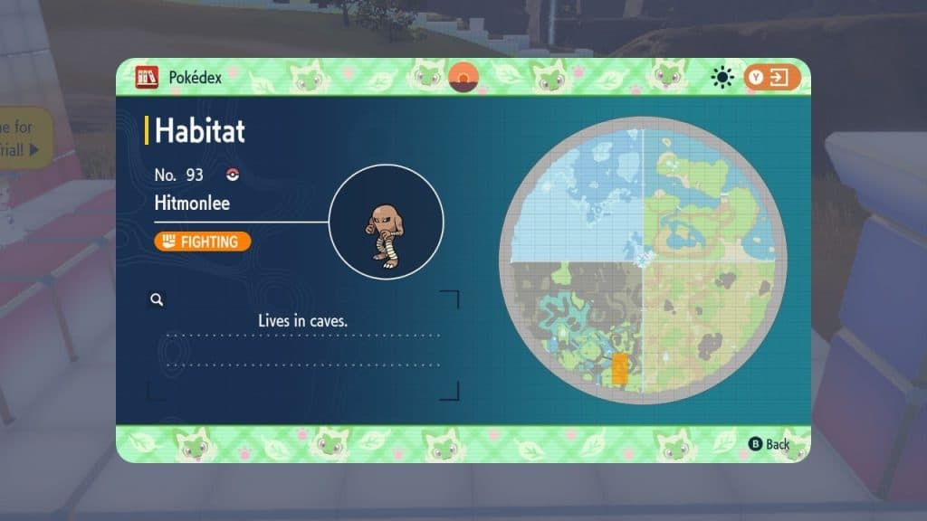 pokemon scarlet violet hitmonlee location