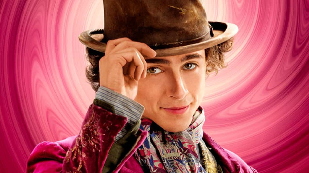 Timothee Chalamet as Willy Wonka