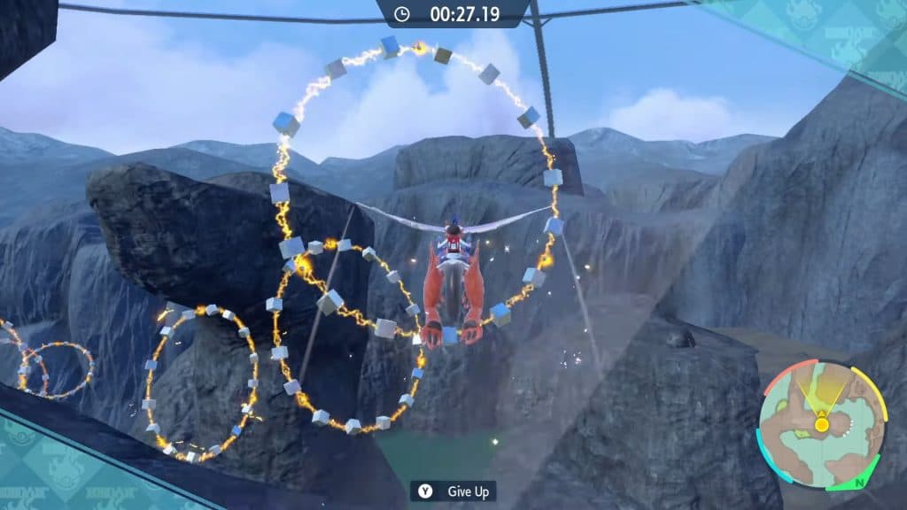 Flying Time trial courses pokemon scarlet violet dlc2