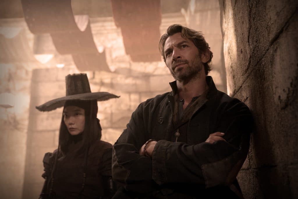 Michiel Huisman as Gunnar in Rebel Moon