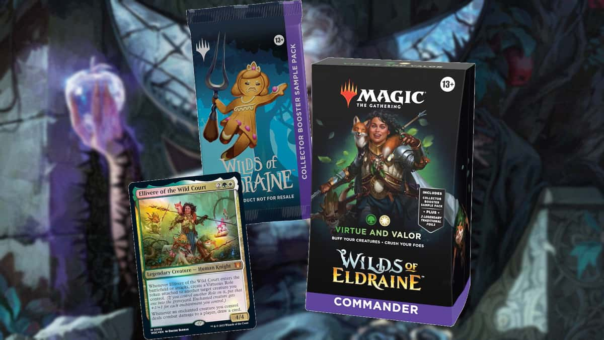 MTG Eldraine Virtue and Valor Commander Deck and pack