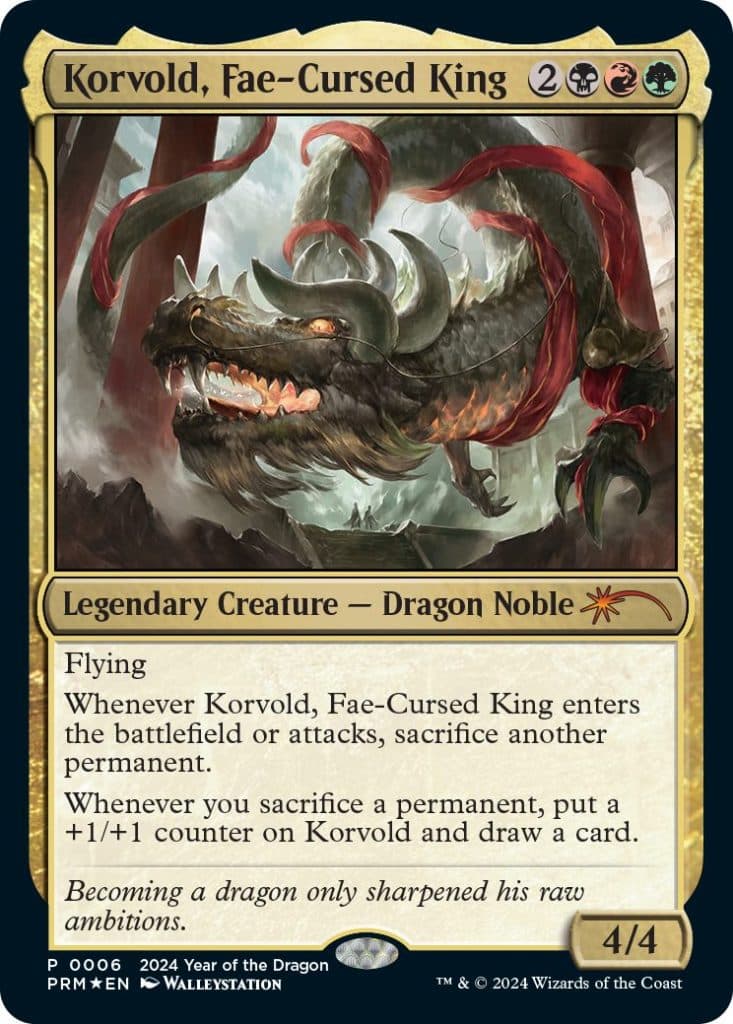 MTG Lunar New Year Korvold card