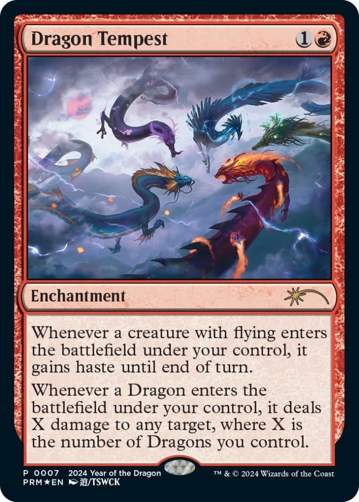 MTG Lunar New Year dragon tempest