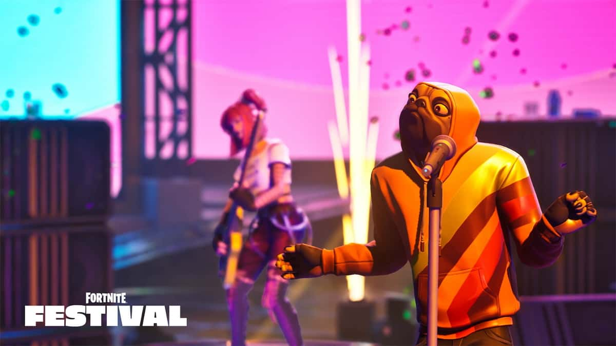 Fortnite Festival singing doggo