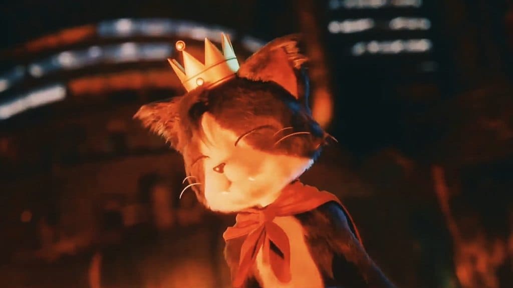 Sad Cait Sith in FF7 Remake