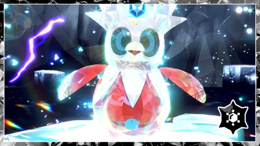 The Paradox Pokemon Iron Bundle appears in a Tera Raid