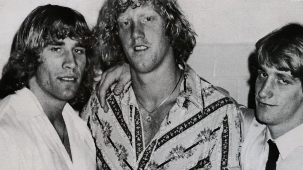 Wrestlers Kerry, David, and Kevin Von Erich