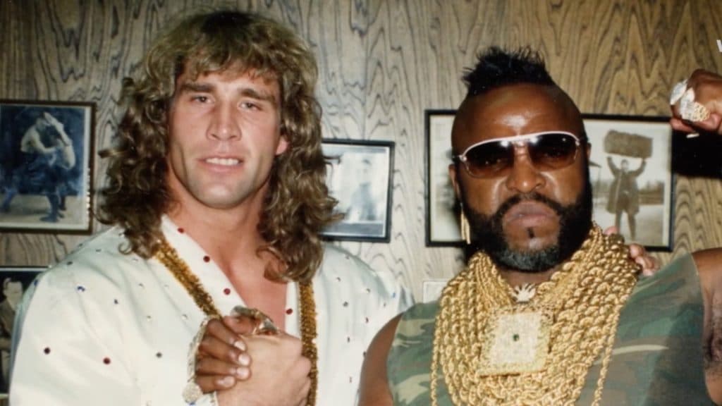 Wrestler Kerry Von Erich and Mr.T