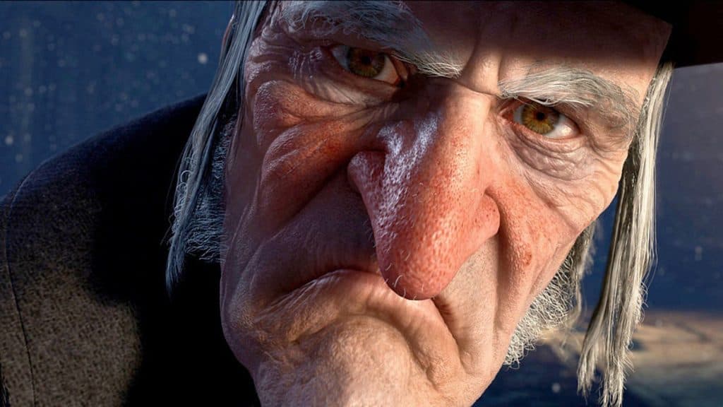 Scrooge in Christmas Carol