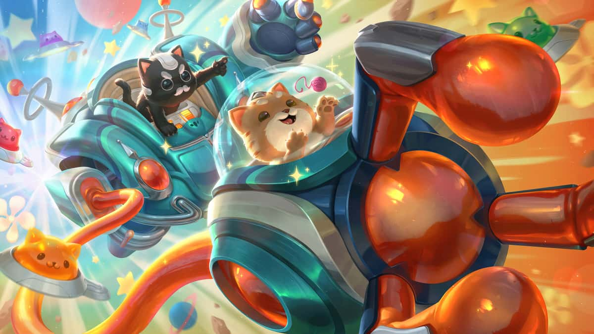 Space Groove Blitzcrank Splash Art