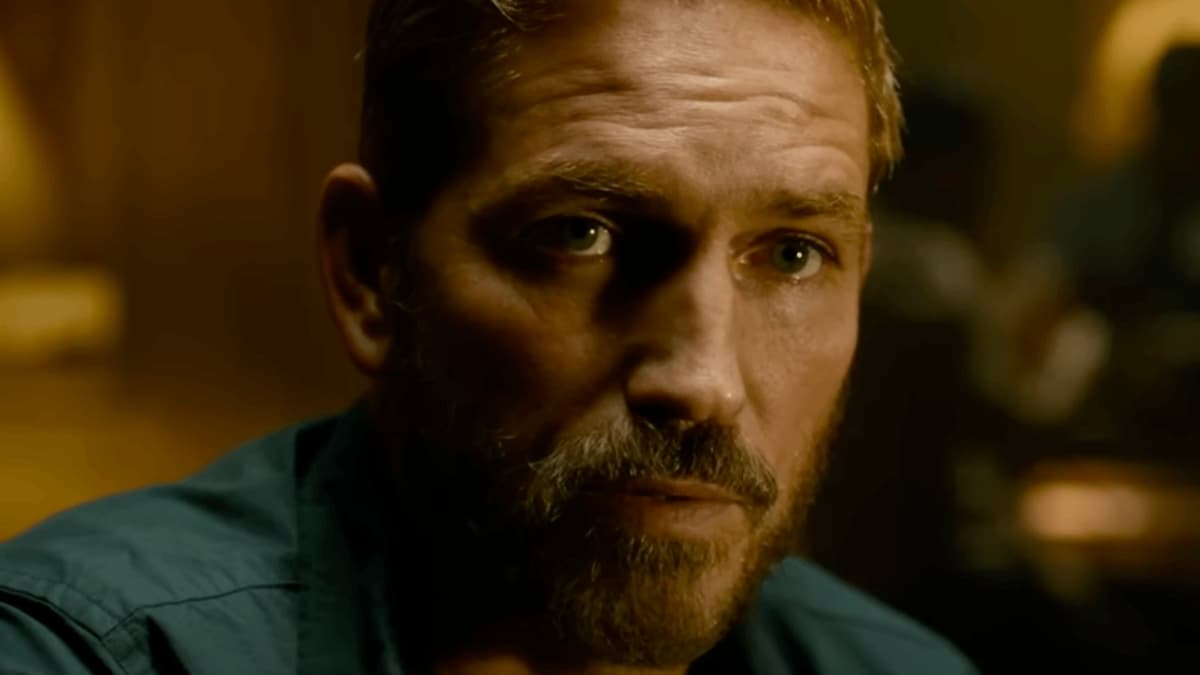 Jim Caviezel as Tim Ballard in Sound of Freedom